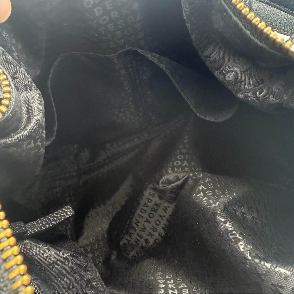 Kate Spade Mulberry Street Vivian Shoulder Black Leather Bag - Picture 13 of 15